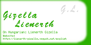 gizella lienerth business card